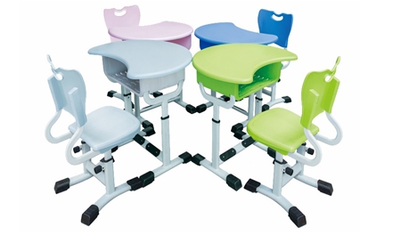 MR-0018塑料課桌椅